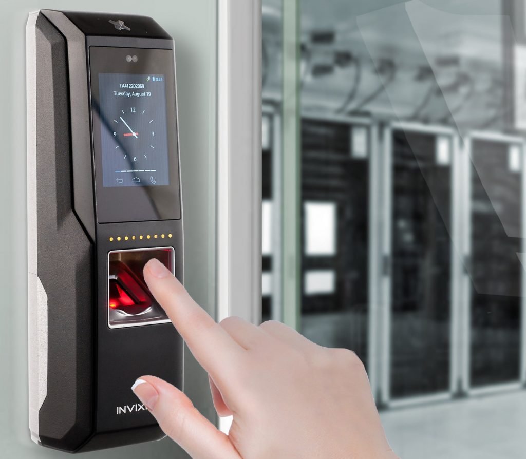 Fingerprint clocking in machine
