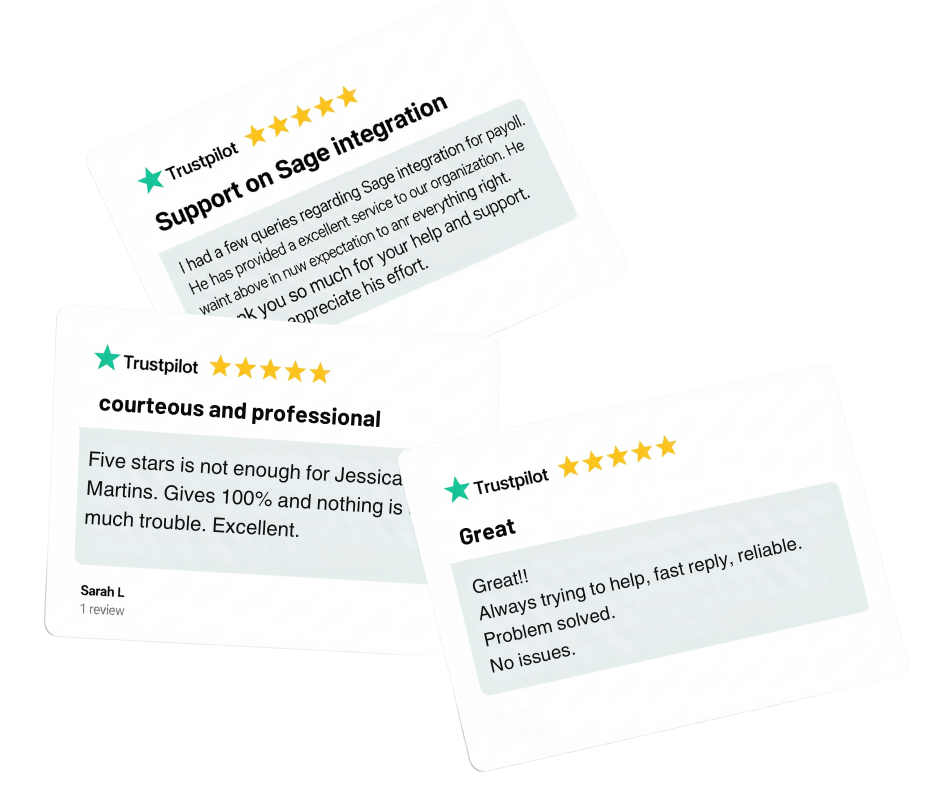 five star customer testimonials