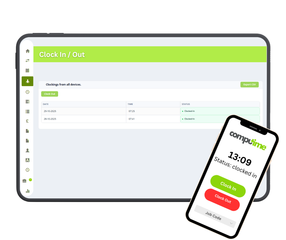 employee clock in system