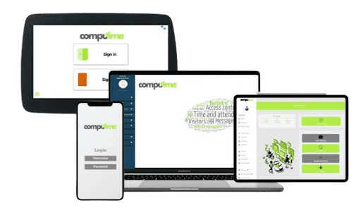 Computime time and attendance system software interface